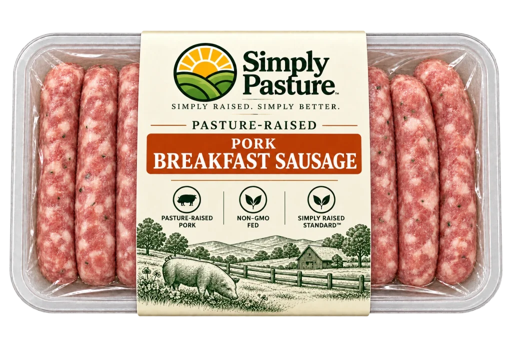 Package of Pasture-Raised Pork Breakfast Sausage