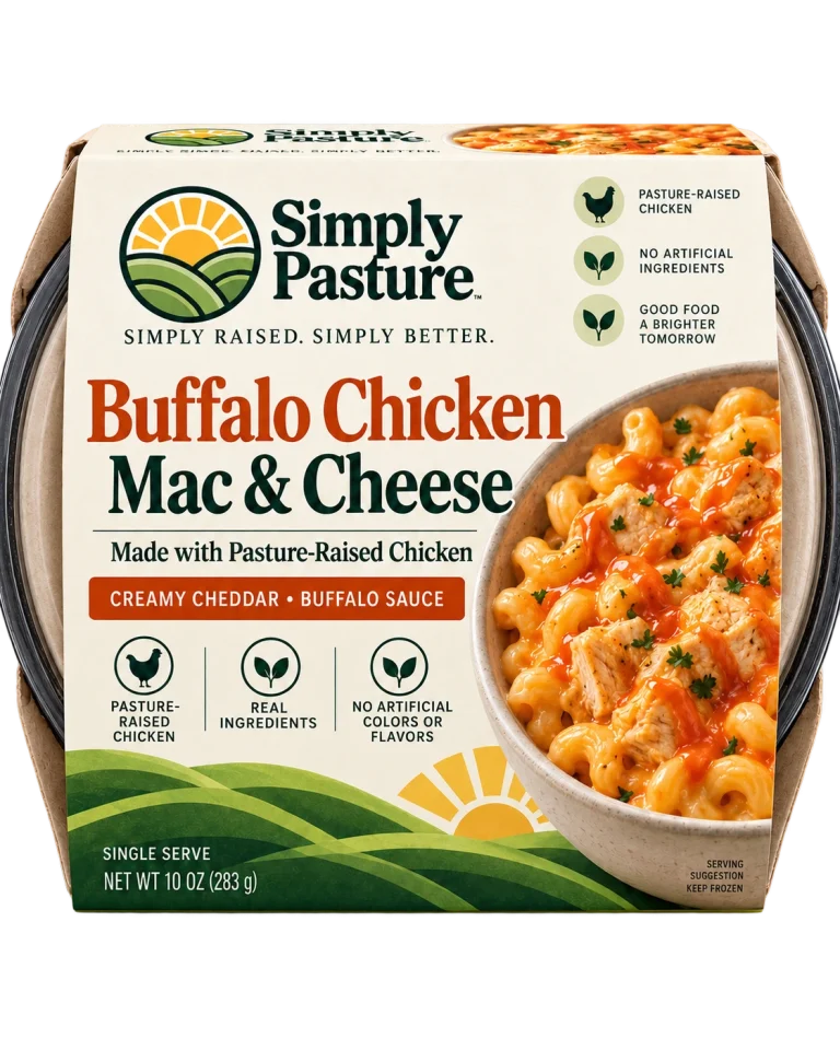 Package of Buffalo Chicken Mac & Cheese