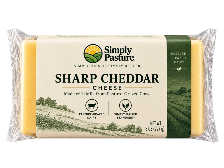 Package of Sharp Cheddar Cheese